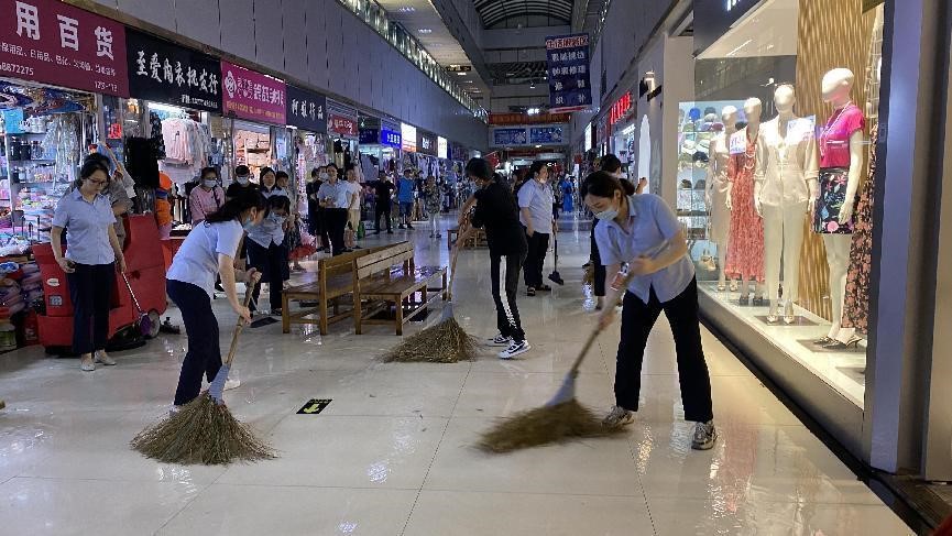 強(qiáng)降雨來襲！—— 錢江商城全力做好排水防汛工作