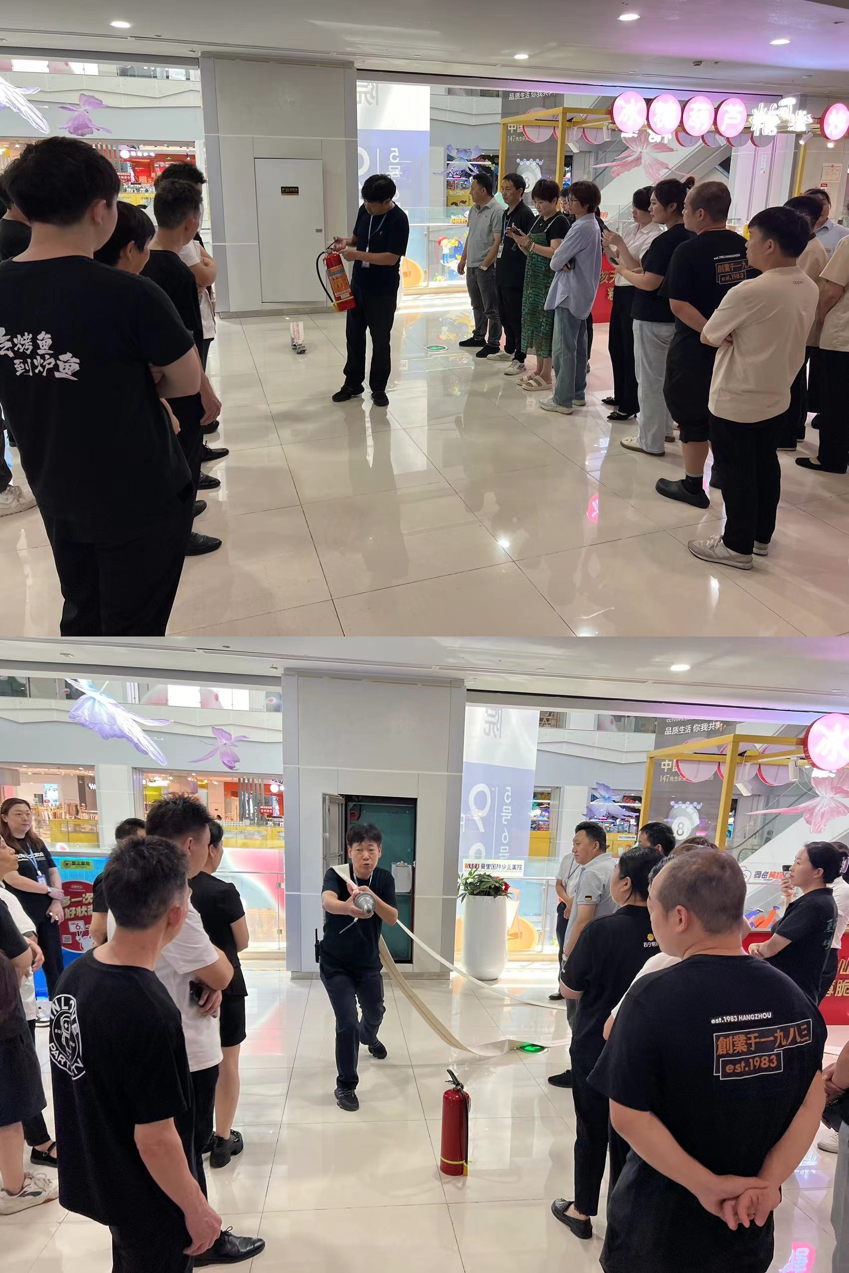 水晶城開展新入職員工消防培訓(xùn)，筑牢安全防線